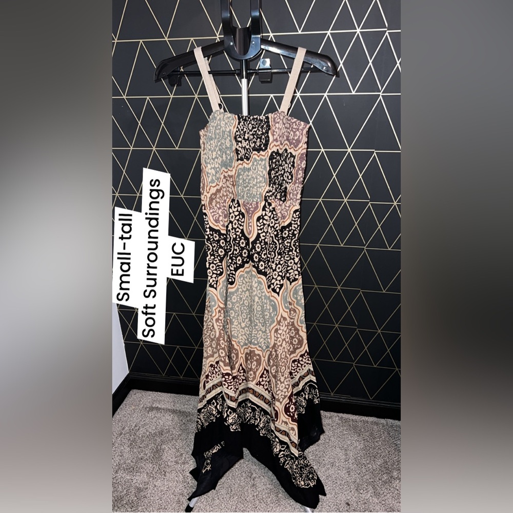 Soft Surroundings Multicolor Maxi Dress